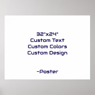 Ontwerp uw eigen 81x61 cm matte afdruk poster
