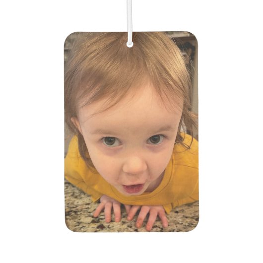 Ontwerp uw eigen aangepaste 2-foto's Automatisch Luchtverfrisser (Voorkant)