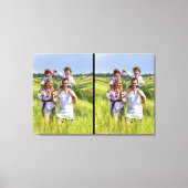 Ontwerp uw eigen, aangepaste 2-serie fotoCollege - Canvas Afdruk (Voorkant)