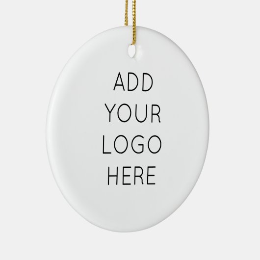 Ontwerp uw eigen aangepaste, aangepaste Afbeelding Keramisch Ornament (Rechts)