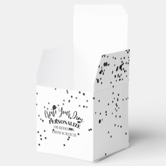 Ontwerp uw eigen aangepaste bedankdoosjes (Geopend)