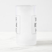 Ontwerp uw eigen aangepaste cadeautjes - leeg matglas bierpul (Center)