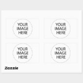 Ontwerp uw eigen aangepaste cadeautjes - leeg rechthoekige sticker (Vel)