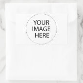 Ontwerp uw eigen aangepaste cadeautjes - leeg rechthoekige sticker (Tas)
