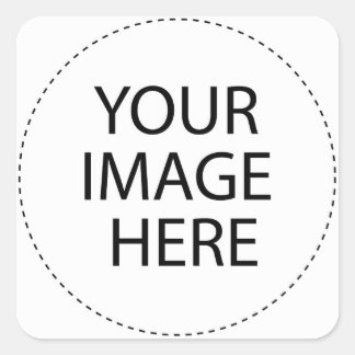 Ontwerp uw eigen aangepaste cadeautjes - leeg vierkante sticker