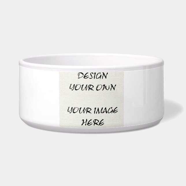 Ontwerp uw eigen aangepaste dog Bowl Voerbakje (Voorkant)