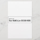 Ontwerp uw eigen aangepaste eigen naamontwerp aan  briefpapier (Voorkant)