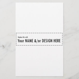Ontwerp uw eigen aangepaste eigen naamontwerp aan  briefpapier