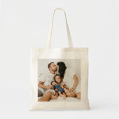 Ontwerp uw eigen aangepaste familiefoto gepersonal tote bag (Voorkant)