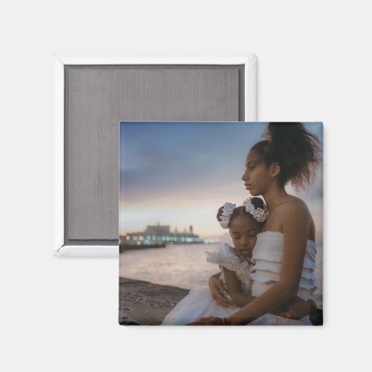 Ontwerp uw eigen aangepaste foto magneet (Voorkant / Achterkant)