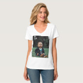 Ontwerp uw eigen aangepaste foto t-shirt (Voorkant volledig)