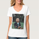 Ontwerp uw eigen aangepaste foto t-shirt (Voorkant)