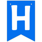 Ontwerp uw eigen aangepaste foto verjaardagsvlagge vlaggetjes (Tweede vlag)