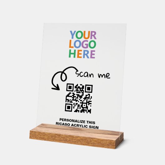 Ontwerp uw eigen aangepaste gepersonaliseerde Logo Acryl Bord (Hoek)