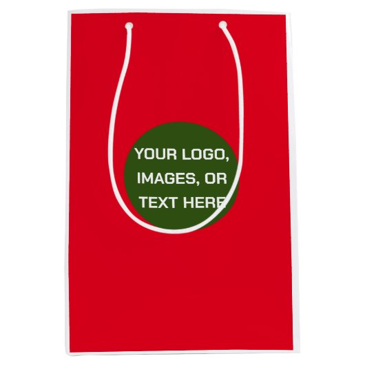 Ontwerp uw eigen aangepaste geschenktas, Creëer uw Medium Cadeauzakje (Voorkant)