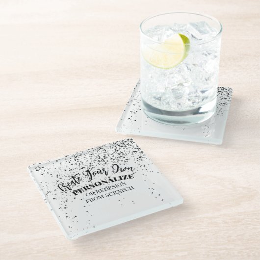 Ontwerp uw eigen aangepaste glazen onderzetter (Schuin)