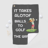 Ontwerp uw eigen aangepaste Golfhanddoeken Golfhanddoek (Insitu)