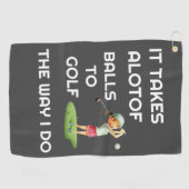 Ontwerp uw eigen aangepaste Golfhanddoeken Golfhanddoek (Horizontaal)