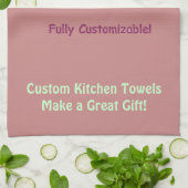 Ontwerp uw eigen aangepaste handdoeken (Gevouwen)