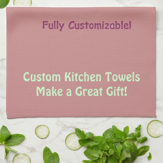 Ontwerp uw eigen aangepaste handdoeken (Gevouwen)