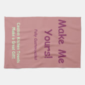 Ontwerp uw eigen aangepaste handdoeken (Horizontaal)