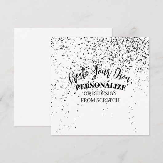 Ontwerp uw eigen aangepaste kaart (Voorkant / Achterkant)