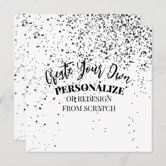 Ontwerp uw eigen aangepaste Kaart (Voorkant / Achterkant)