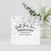 Ontwerp uw eigen aangepaste Kaart (Staand voorkant)