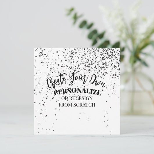 Ontwerp uw eigen aangepaste Kaart (Staand voorkant)