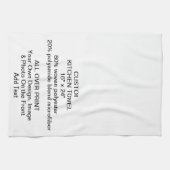 Ontwerp uw eigen aangepaste KITCHEN TOWEL op maat Theedoek (Horizontaal)