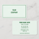 Ontwerp uw eigen aangepaste kleuren lettertypen Vi Visitekaartje (Voorkant / Achterkant)