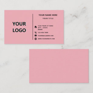 Ontwerp uw eigen aangepaste kleuren Visitekaartje