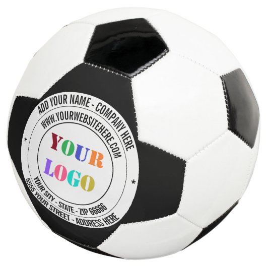 Ontwerp uw eigen aangepaste Logo en tekst Voetbal (Drie kwart)