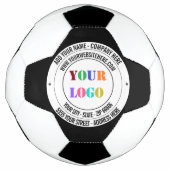 Ontwerp uw eigen aangepaste Logo en tekst Voetbal (Voorkant)