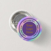 Ontwerp uw eigen aangepaste moderne Logo-bedrijf Ronde Button 3,2 Cm (Voorkant /achterkant)