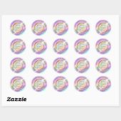 Ontwerp uw eigen aangepaste moderne logo-bedrijf ronde sticker (Vel)