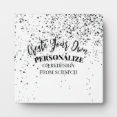 Ontwerp uw eigen aangepaste ontwerp fotoplaat (Voorkant)