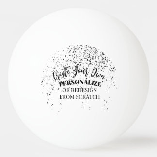 Ontwerp uw eigen aangepaste ontwerp pingpongbal
