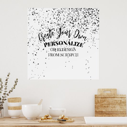Ontwerp uw eigen aangepaste ontwerp poster (Keuken)