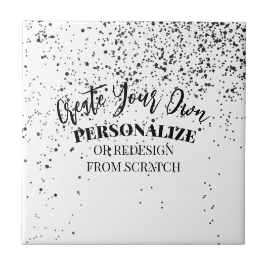 Ontwerp uw eigen aangepaste ontwerp tegeltje (Voorkant)