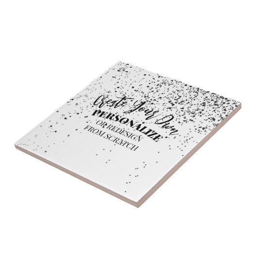 Ontwerp uw eigen aangepaste ontwerp tegeltje (Zijkant)