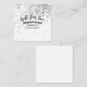 Ontwerp uw eigen aangepaste ontwerp vierkante visitekaartje (Voorkant / Achterkant)