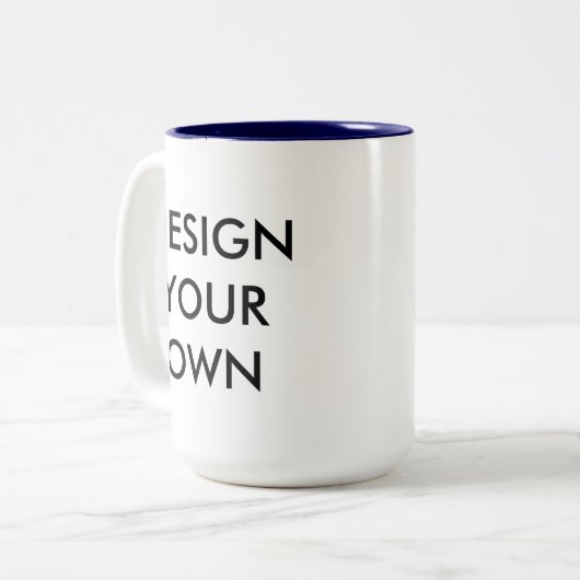 Ontwerp uw eigen aangepaste, op maat gesneden Mok (Voorkant links)