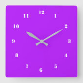 Ontwerp uw eigen aangepaste paarse klokken (Voorkant)