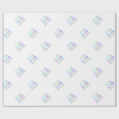 Ontwerp uw eigen aangepaste persoonlijke Logo Cadeaupapier (Vlak)