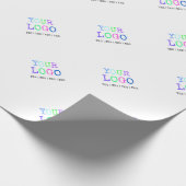 Ontwerp uw eigen aangepaste persoonlijke Logo Cadeaupapier (Hoek)