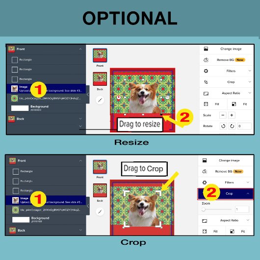 Ontwerp uw eigen: Aangepaste pootafdruk hondenfoto Tote Bag