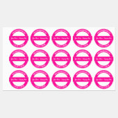 Ontwerp uw eigen aangepaste productlabels sjabloon labels (Vel)