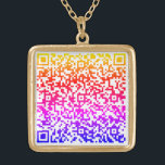 Ontwerp uw eigen aangepaste QR-code Ketting Gift<br><div class="desc">Aangepaste kleur - Gepersonaliseerde Kettingen met uw QR Code Scan Info - Special Massage Ketting Gift - Voeg uw QR-code - Afbeelding of foto / of naam - Aangepaste tekst - Formaat wijzigen en verplaatsen of verwijderen / toevoegen Elements - Afbeelding / tekst met aanpassingstool. Kies / voeg uw favoriete...</div>