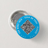 Ontwerp uw eigen aangepaste QR-code knop voorbeeld Ronde Button 3,2 Cm (Voorkant /achterkant)